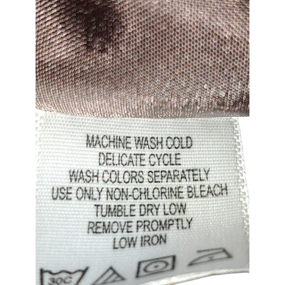 Chadwicks Womens Brown Pinstripe Blazer 16 AFC Polyester/Rayon Blend - Picture 7 of 12